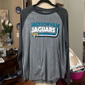Men’s Jacksonville Jaguars raglan style long sleeve t shirt